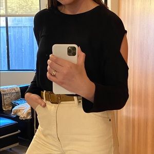 Rag & Bone JEAN | LS Cold Shoulder Knit